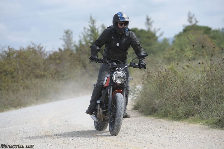2019 ducati scrambler icon review first ride, This was about as dirty as we were able to get during our ride but Ducati says like the original model from the 60s its Scrambler was never meant to be an off road motorcycle