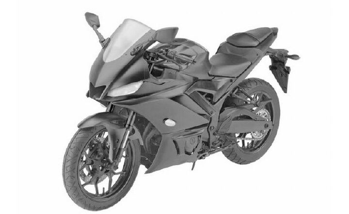 Updated 2019 Yamaha YZF-R3 Revealed in Design Filings