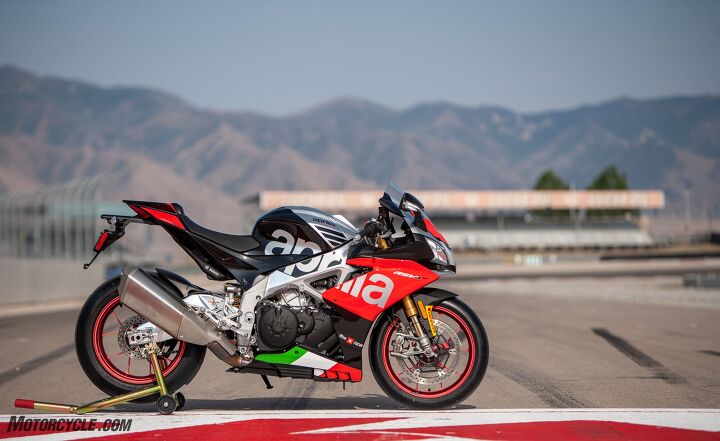 battle of the titans aprilia rsv4 rf vs ducati panigale v4 s track, If you look at the scorecard then the Ducati is technically the winner of this test But ask Tom or myself which we d rather have for the track at least and the choice tips in favor of that other Italian motorcycle