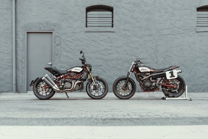 the indian ftr1200s are here, Race Replica vs Race for Real