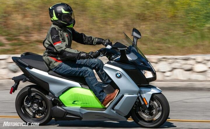 scooter versus motorcycle pros and cons, BMW C Evolution