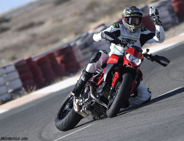 2019 ducati hypermotard 950 950 sp first ride review, This is how Ruben Xaus does it