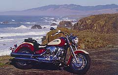 church of mo 1999 yamaha road star, Yet it is also flexible and expressive here posing with the epic Northern California coast as a backdrop