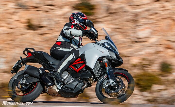 2019 ducati multistrada 950 s review first ride, The Multistrada 950 S looks good with or without bags This is the European model with the cast wheels