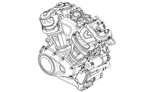 Harley-Davidson's New Middleweight Engine Detailed in Design Filings