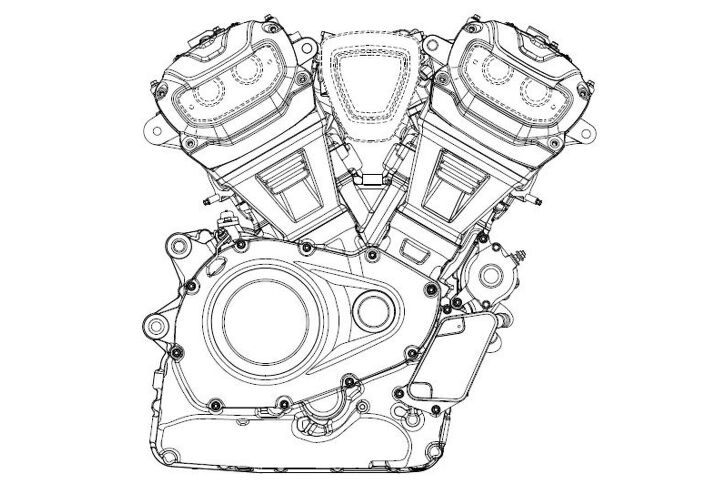 harley davidson s new middleweight engine detailed in design filings