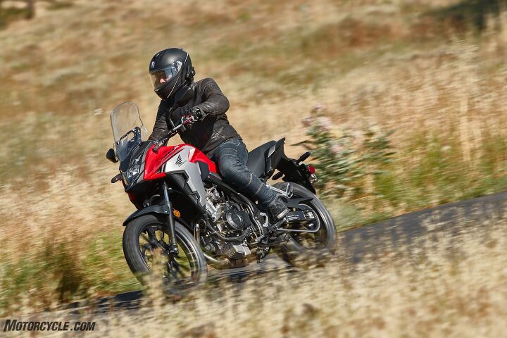 2019 honda cb500x review first ride, All LED lighting rich metal flake infused paint and a slick LCD dash add to the premium look of the 2019 Honda CB500X