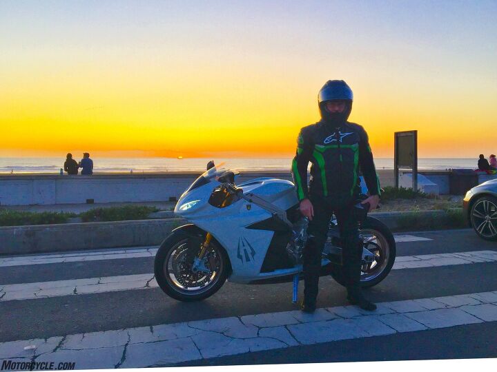 lightning building electric motorcycles, Kevin Barnard is owner number one of the first low priced high performance mass production electric sportbike Owner 10 000 will be harder to ignore