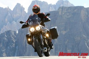 church of mo 2009 moto guzzi stelvio 1200 ntx abs review, The Stelvio NTX was right at home carving up mountain roads
