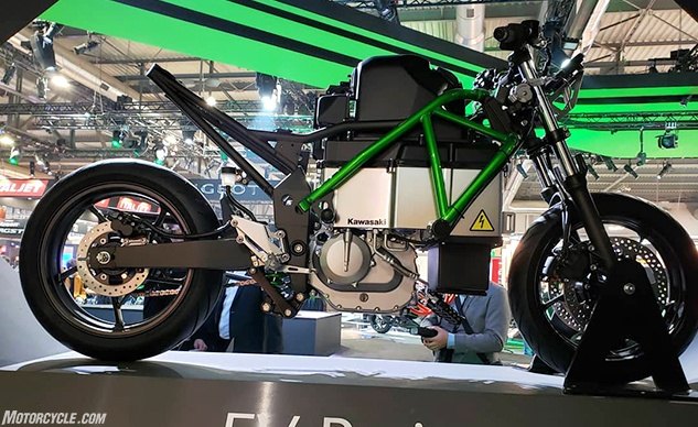 Kawasaki Releases Details on Electric Motorcycle Concept