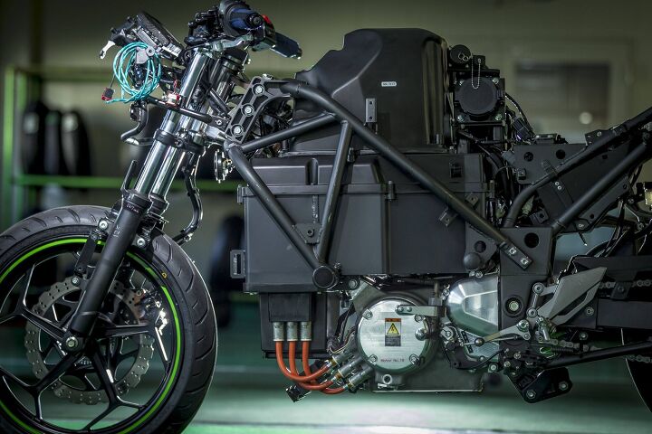 kawasaki releases details on electric motorcycle concept