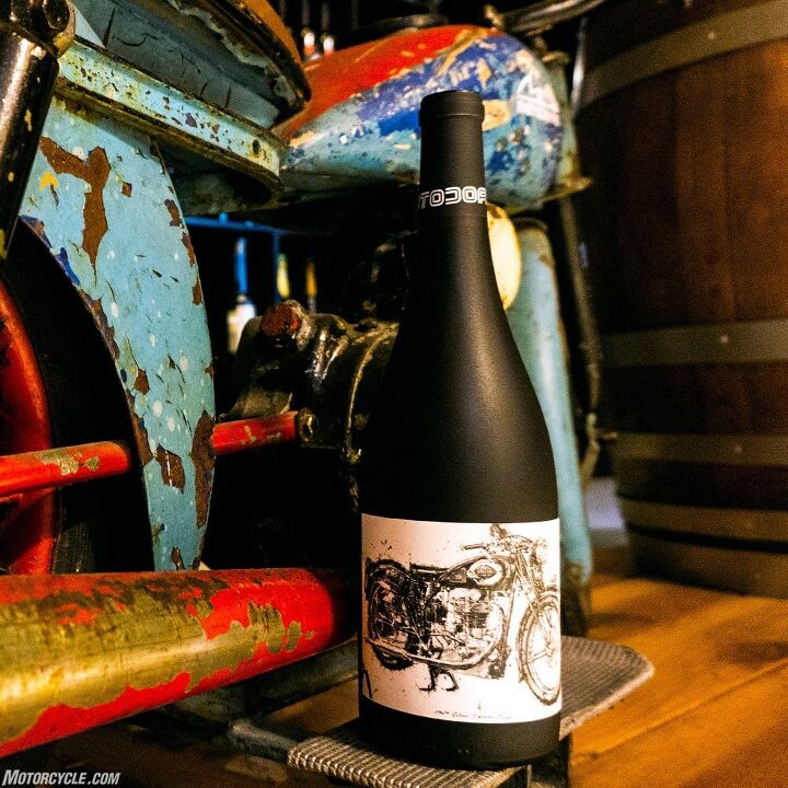 moto doffo wine makers and motorcycle racers, Artwork provided by Makoto Endo Malbec and Cabernet Sauvignon grapes and blending done by Marcelo and Damian Doffo