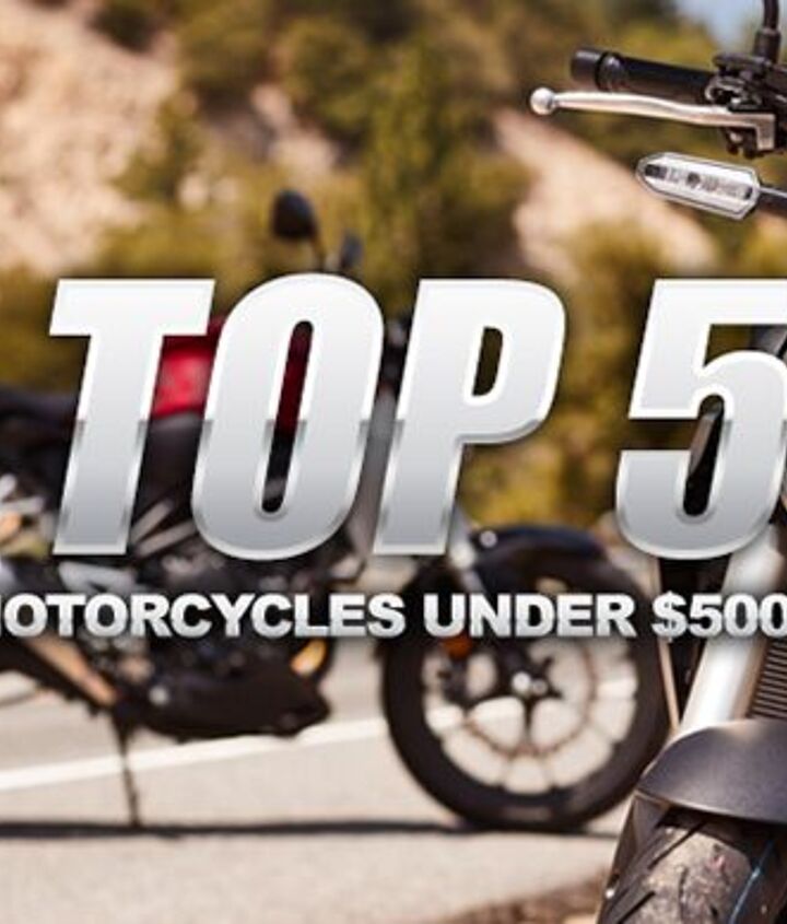 Top Five Motorcycles Under $5000