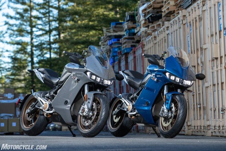 2020 zero sr s review first ride, Behold the 2020 Zero SR S in Skyline Silver and Cerulean Blue Both pop in the sunlight unlike the disguised SR S you see at the top of the page since we were lucky enough to ride the bike before its public unveiling