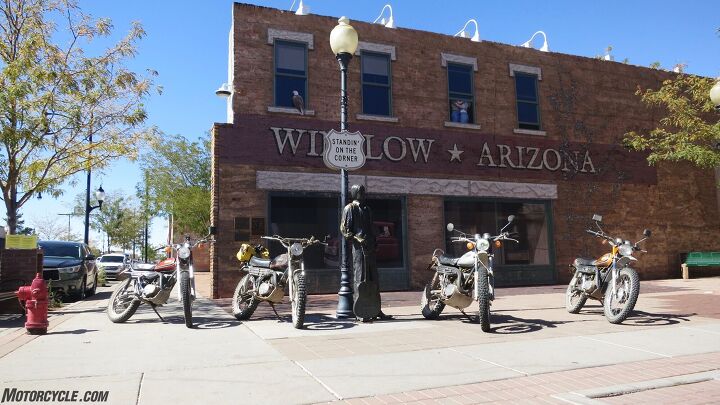 2019 endurofest broken bones and broken bikes, Smoking on the corner of Winslow Arizona We had to kill a few tourists to get a clean shot