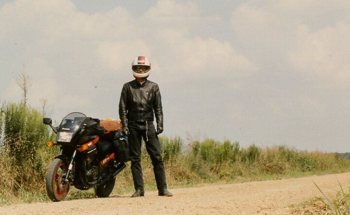 call for submissions readers rides, What s wrong with stock EX500s Ed Here s Evans with his somewhere in Mississippi in 1989