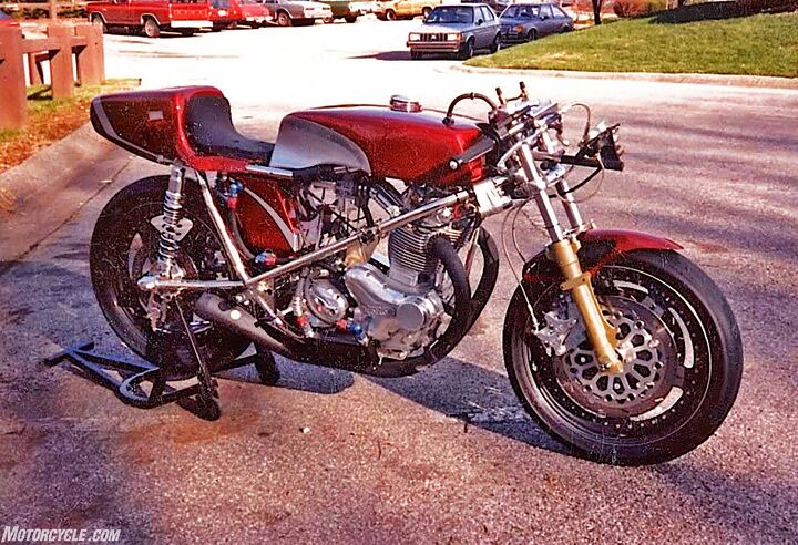 readers rides martin adams commonwealth racing norton, Seems the engine was stressed enough on its own before anybody even thought about making it part of the frame Don t you wish you had a Dodge Omni