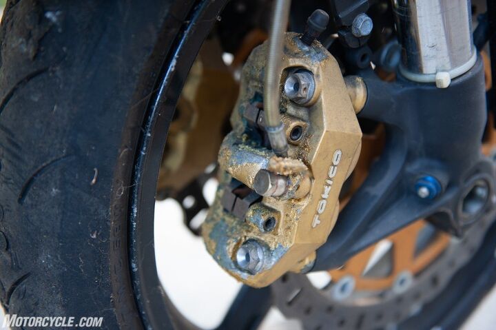 bringing a 20 year old motorcycle back to life, Remember these gross brake calipers Mother Nature tried its best to reclaim them