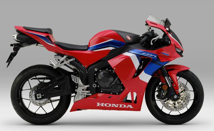 japan only 2021 honda cbr600rr revealed, Honda claims a curb weight of 428 pounds a decrease from the ABS equipped 2020 model s claimed 434 pounds