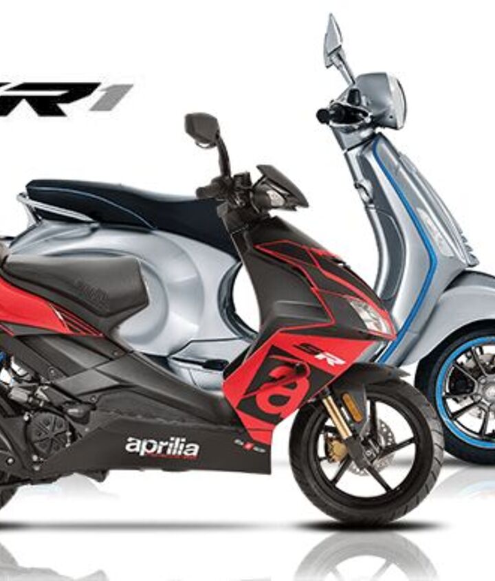 Piaggio's "eSR1" Trademark Filing Hints at an Electric Aprilia Scooter