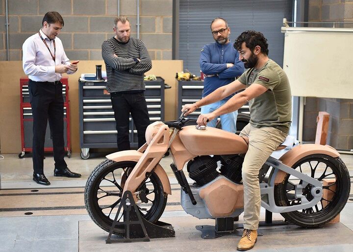 the clay modeler bringing motorcycle designs to life part 1, Digital renderings are important but having a full size three dimensional clay mockup is crucial for confirming proportions and ergonomics Photo credit Royal Enfield
