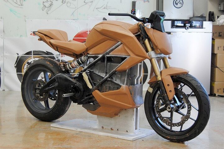 the clay modeler bringing motorcycle designs to life part 2, The Zero SR F project was Graveley s first exposure to the world of VR Photo Zero Motorcycles