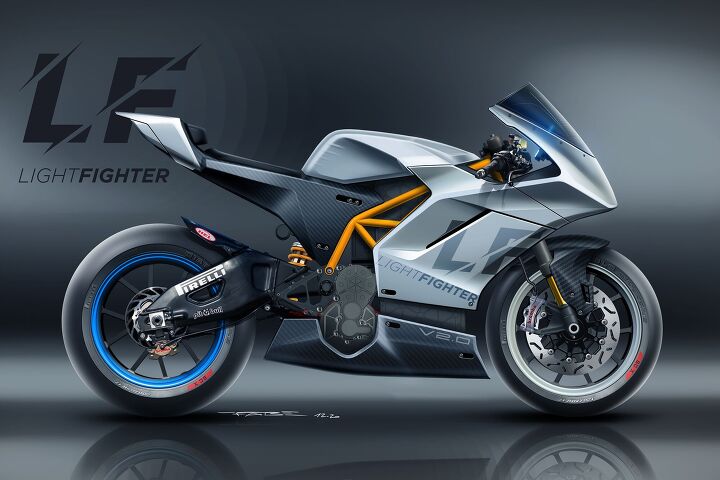 the lightfighter electric superbike is back and better than ever, A small taste of Lightfighter v2 1 designed by Fabien Rougemont