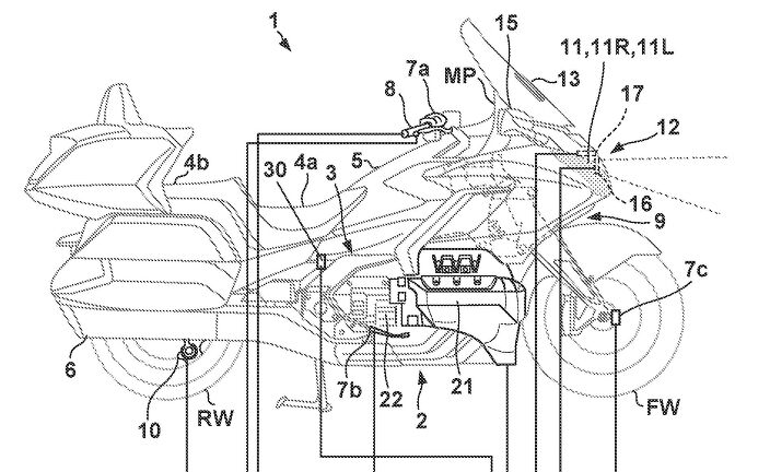 Honda Goldwing Engine Rotation The Honda Gold Wing Didn't Get Radar-Based Adaptive Cruise… Yet ...