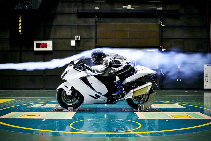 2022 suzuki hayabusa first look, Searching for improved lift and stability in the wind tunnel