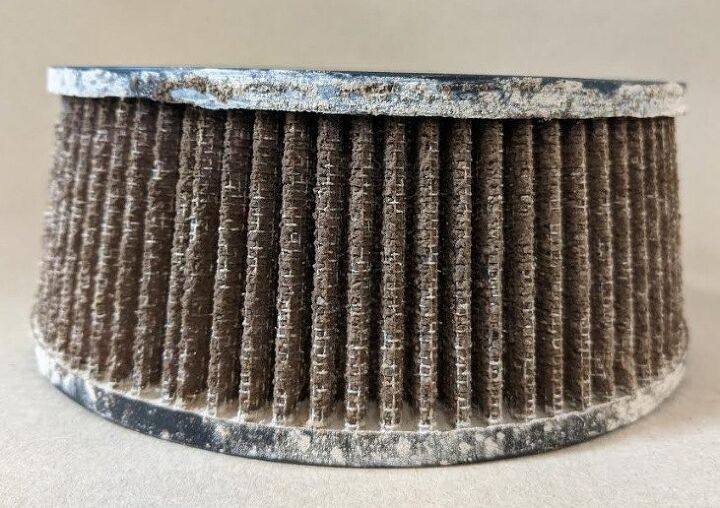 keep it klean s revolution air filter cleaner, Before