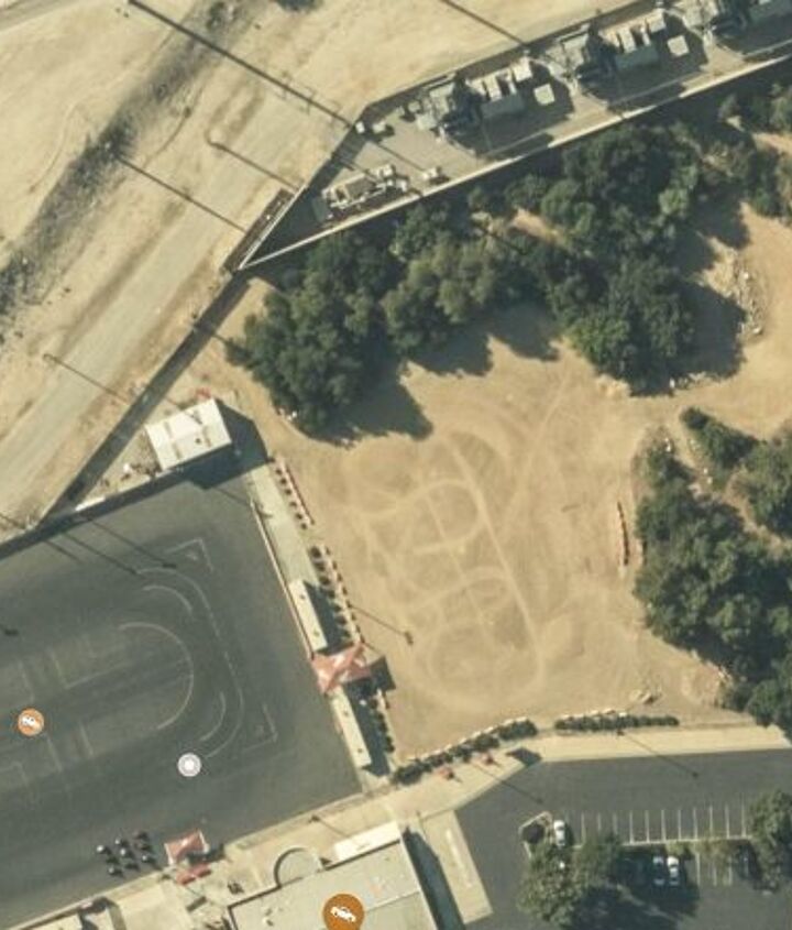 making a rider teaching your kid to ride, On just about any weekend the Honda Rider Education Center has both street and dirt classes going on simultaneously Photo credit Apple Maps
