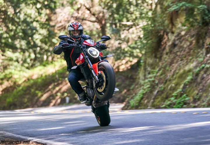 2021 ducati monster review first ride, Well Jake Zemke might be able to have more fun on a really tight road on a 208 hp Streetfighter V4