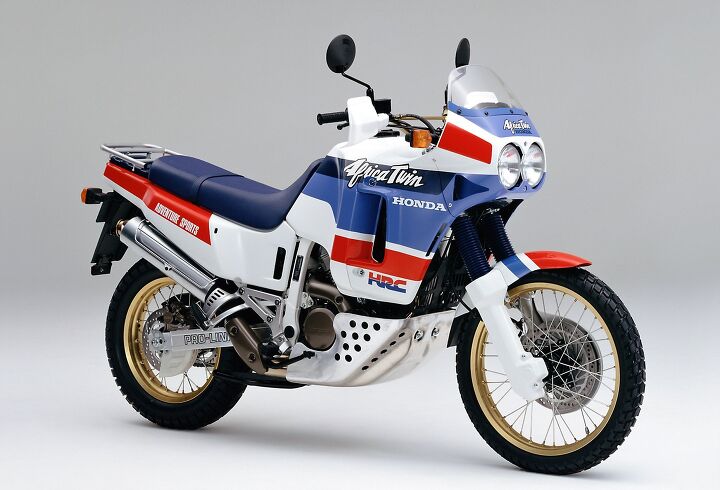 rumor check is honda preparing mid sized adventure bike called the transalp, The Africa Twin shares a similar rally style look as the Transalp but instead of Rally Touring the emphasis is on Adventure Sports
