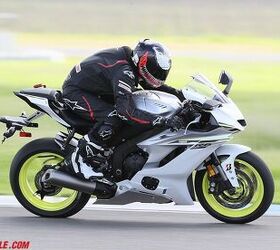 2022 yamaha yzf r7 review first ride, The final iteration of the R6 was introduced in 2017 Photo Brian J Nelson