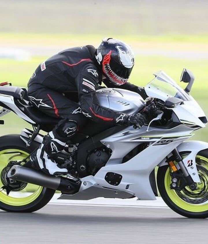 2022 yamaha yzf r7 review first ride, The final iteration of the R6 was introduced in 2017 Photo Brian J Nelson