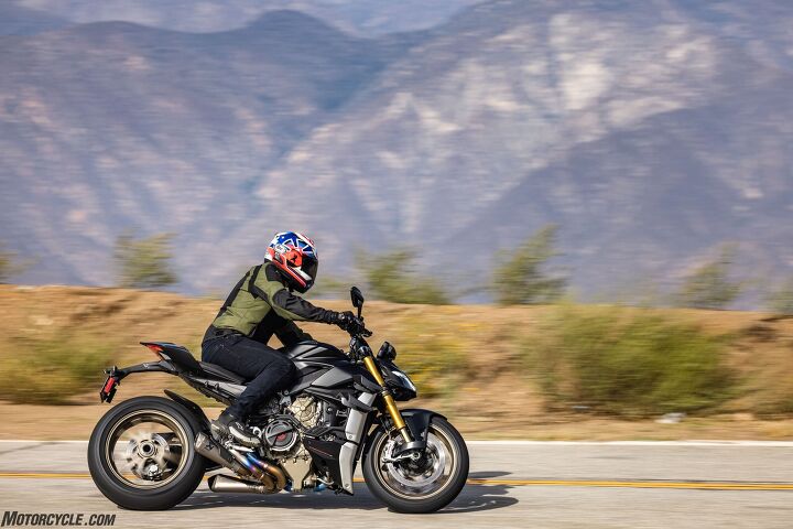 this is what happens when you spare no expense on a ducati streetfighter v4, The thing with the Streetfighter is it s baffling how comfortable it is while totally destroying a canyon road