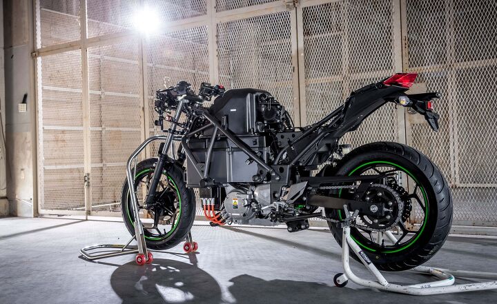 kawasaki commits to a future of electrics hybrids and hydrogen fueled motorcycles