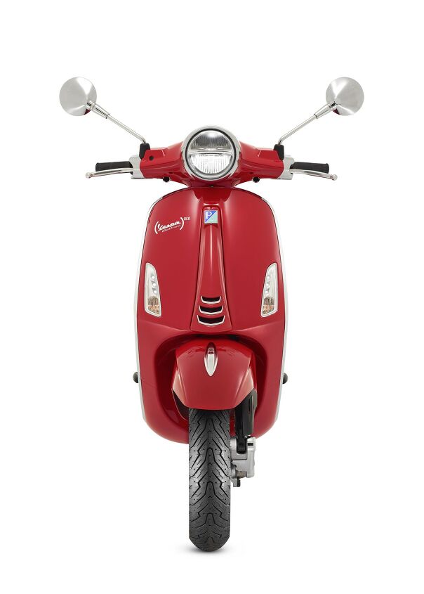 2022 vespa elettrica red first look