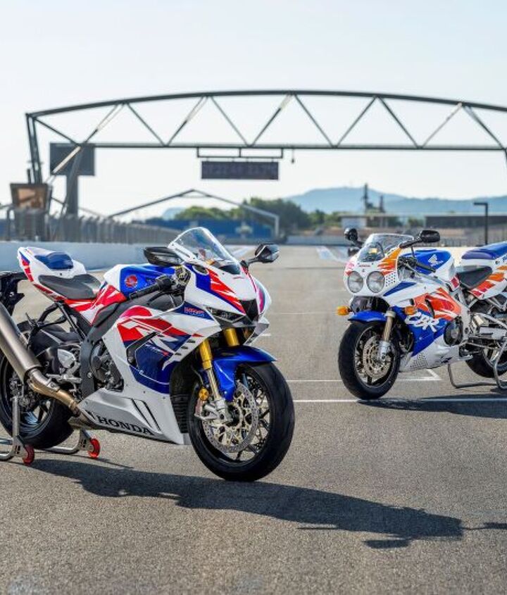 2022 honda cbr1000rr r and cbr1000rr r sp first look, The 2022 Honda CBR1000RR R SP in 30th anniversary livery