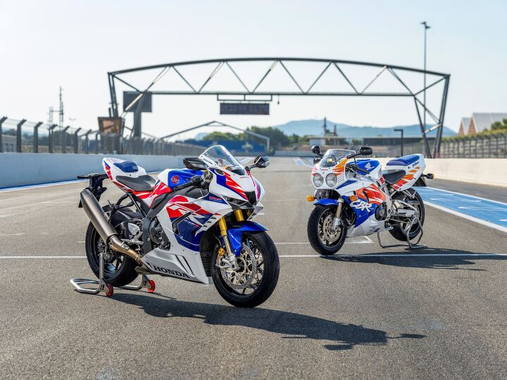 2022 honda cbr1000rr r and cbr1000rr r sp first look, The 2022 Honda CBR1000RR R SP in 30th anniversary livery