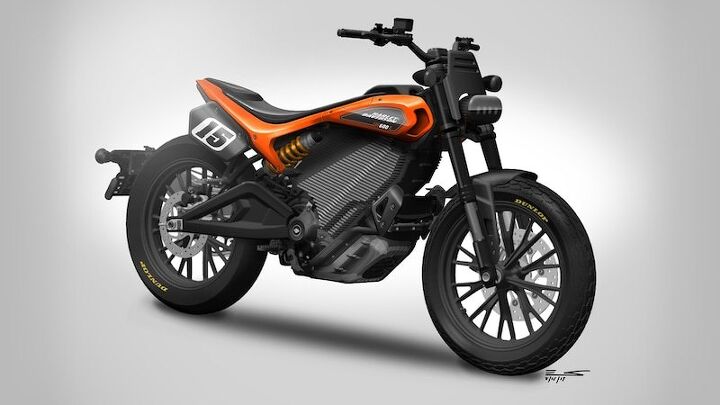 harley davidson takes livewire public announces new arrow powertrain, The original electric concept was labelled EDT600R which likely stood for Electric Dirt Track 600 R The new image of the Arrow architecture bears the number 700 suggesting advances in development from the original concept