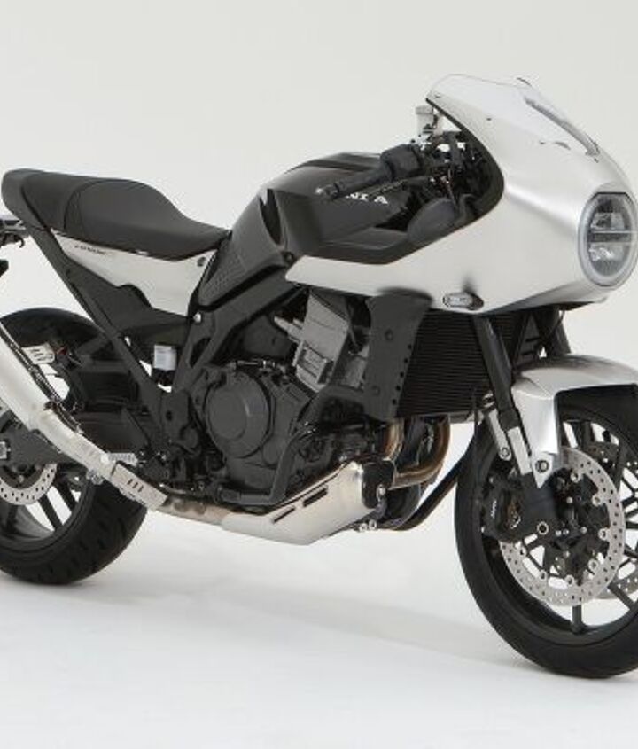 honda hawk 11 revealed but many questions remain, The Honda Hawk 11 equipped with a number of accessories