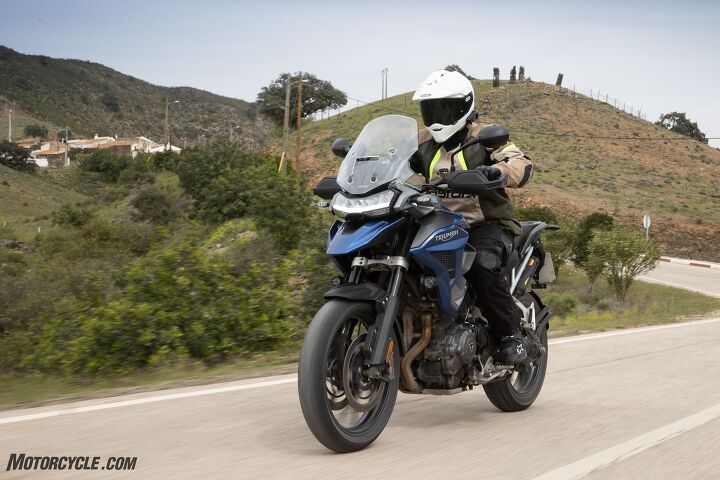 2023 triumph tiger 1200 review first ride, RIP to the electronically adjustable windscreen The new one is easy to adjust with one hand though