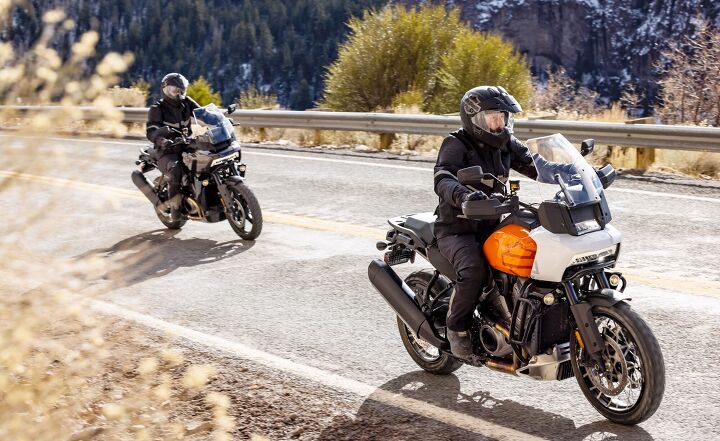 harley davidson pan america 975 and 965s middleweight adventure bikes on the way