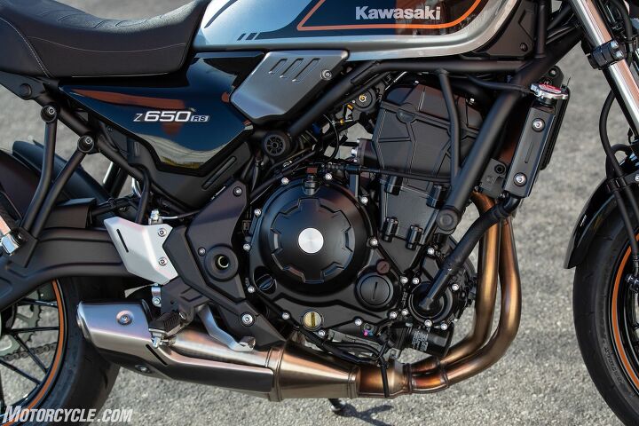 2022 kawasaki z650rs review first ride, The venerable 649cc parallel Twin in the Z650RS has been a cherry in every bike it s been in including this one
