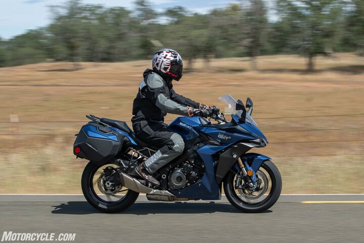 2022 suzuki gsx s1000gt review first ride, That s about as neutral a riding position as they come