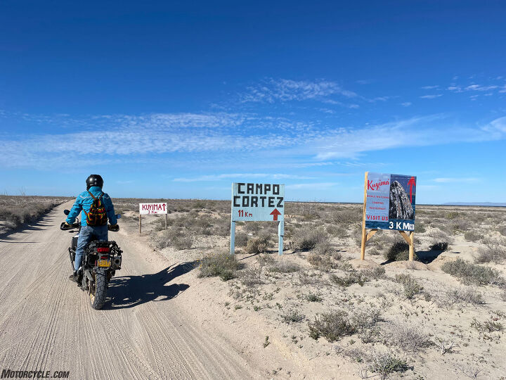 three gringo geezers in baja california, Most of the dirt roads we took like this one to Laguna San Ignacio were well maintained and easy to ride