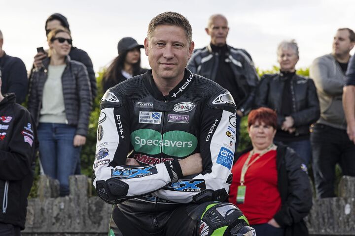 out and about at the isle of man tt 2022 part 1, Two time TT winner Gary Johnson cool calm and collected
