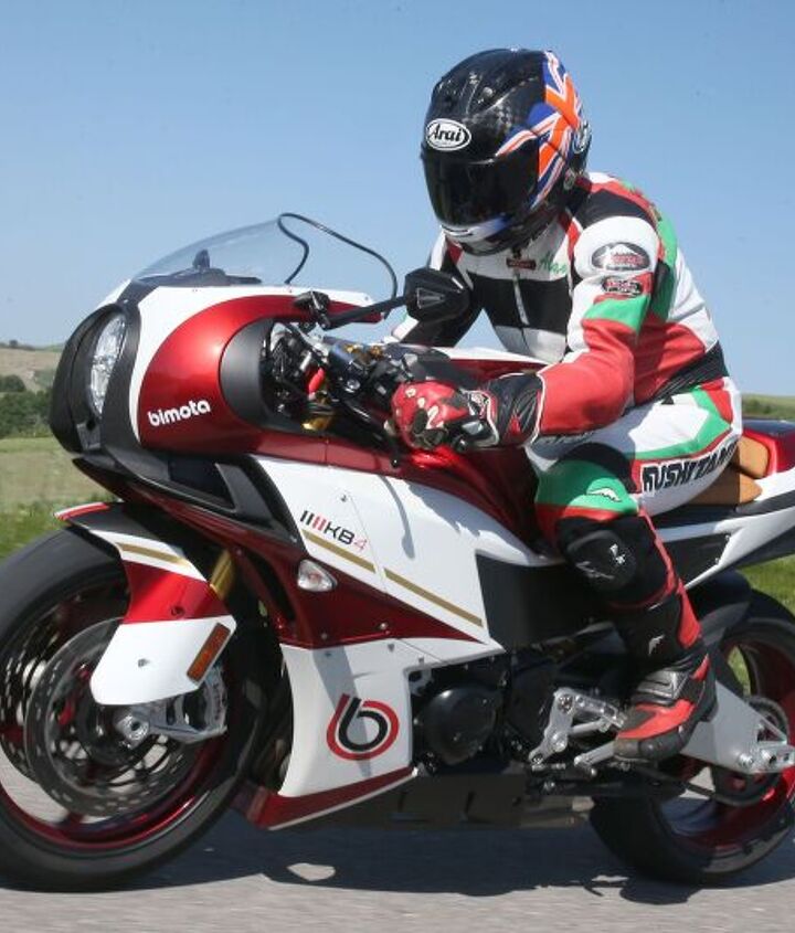 world exclusive 2022 bimota kb4 road test supertourer