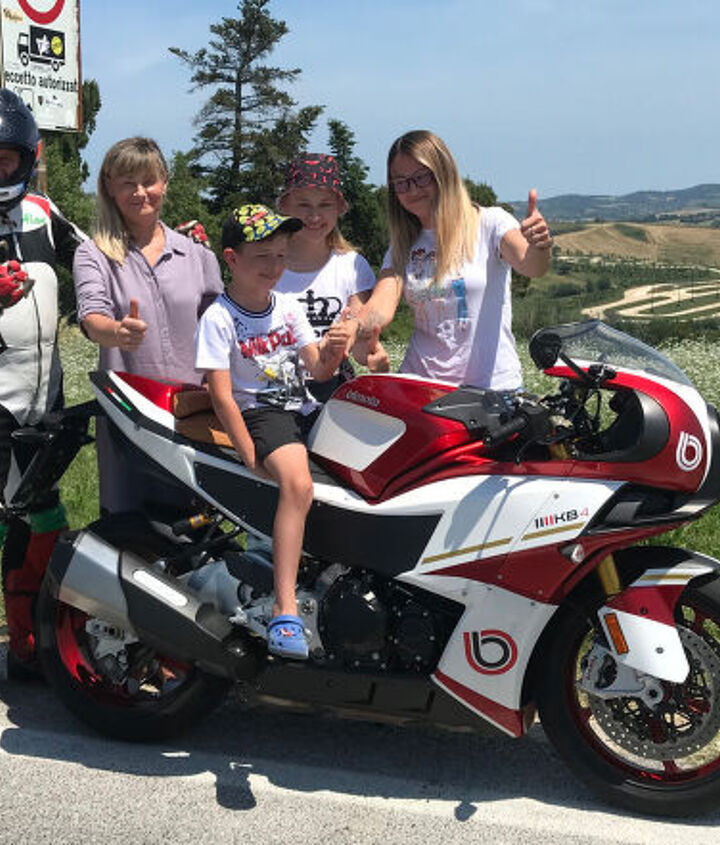 world exclusive 2022 bimota kb4 road test supertourer